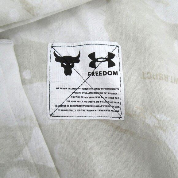 Under Armour Project Rock Veterans USA Camo Hoodie Mens Size Large NEW - Picture 7 of 16